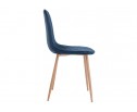 Стул на металлокаркасе Capri dark blue / wood в Ростове-на-Дону