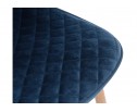 Стул на металлокаркасе Capri dark blue / wood в Ростове-на-Дону
