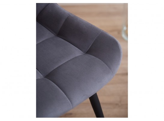 Стул на металлокаркасе Челси 360 К темно-серый (zd 995) / черный в Ростове-на-Дону