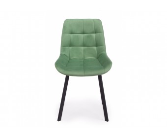 Стул на металлокаркасе Челси П фисташковый (zd 651) / черный