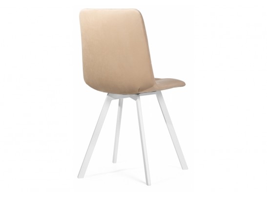Стул на металлокаркасе Чилли бежевый / белый в Ростове-на-Дону