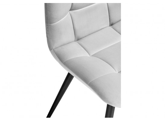 Стул на металлокаркасе Чилли К светло-серый / черный в Ростове-на-Дону