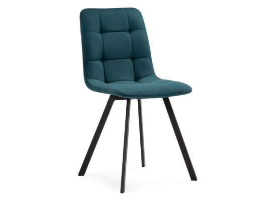 Стул на металлокаркасе Чилли морская волна / черный в Ростове-на-Дону