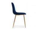 Стул на металлокаркасе Dabl dark blue / gold в Ростове-на-Дону