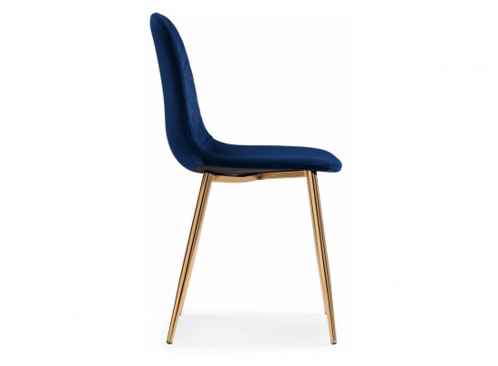 Стул на металлокаркасе Dabl dark blue / gold в Ростове-на-Дону Стул на металлокаркасе Dabl dark blue / gold в Ростове-на-Дону