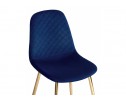Стул на металлокаркасе Dabl dark blue / gold в Ростове-на-Дону