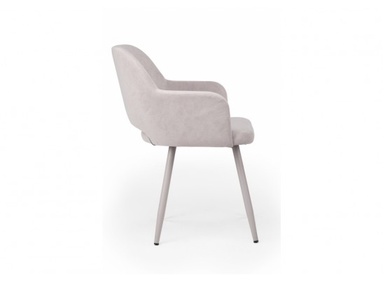 Стул на металлокаркасе Эолин светло-серый (glory 36) / серый в Ростове-на-Дону