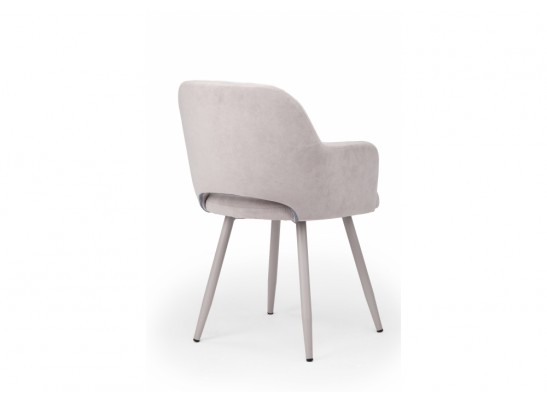 Стул на металлокаркасе Эолин светло-серый (glory 36) / серый в Ростове-на-Дону