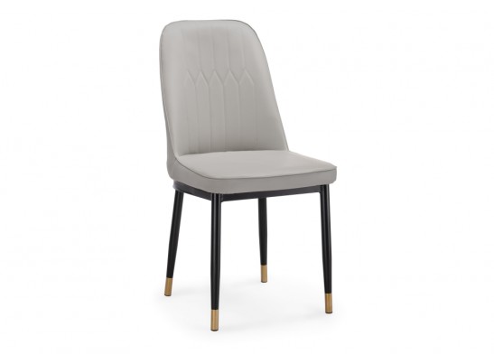 Стул на металлокаркасе Flor light gray / black в Ростове-на-Дону