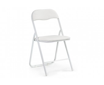 Стул на металлокаркасе Fold 1 складной white / white