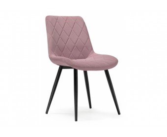 Стул на металлокаркасе Fox black / light purple