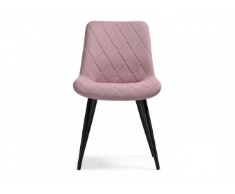 Стул на металлокаркасе Fox black / light purple