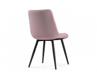 Стул на металлокаркасе Fox black / light purple