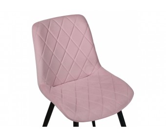 Стул на металлокаркасе Fox black / light purple