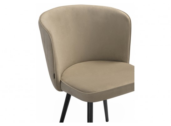 Стул на металлокаркасе Фрибур velutto 05 / черный в Ростове-на-Дону