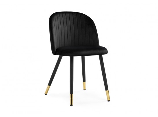 Стул на металлокаркасе Gabi black / black / gold в Ростове-на-Дону