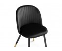 Стул на металлокаркасе Gabi black / black / gold в Ростове-на-Дону