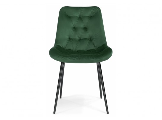 Стул на металлокаркасе Гояр изумрудный / черный глянец в Ростове-на-Дону