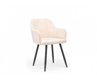 Стул на металлокаркасе Инфини 360 латте (ocean 003) /  черный