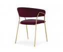 Стул на металлокаркасе Kamelia 1 wine red / gold в Ростове-на-Дону