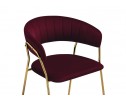 Стул на металлокаркасе Kamelia 1 wine red / gold в Ростове-на-Дону