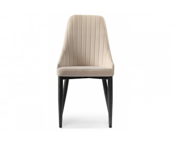 Стул на металлокаркасе Kora beige / black