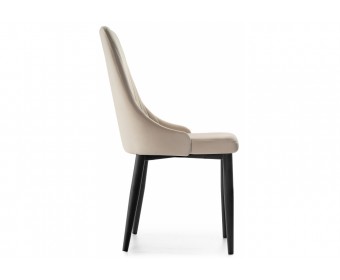 Стул на металлокаркасе Kora beige / black
