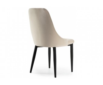 Стул на металлокаркасе Kora beige / black