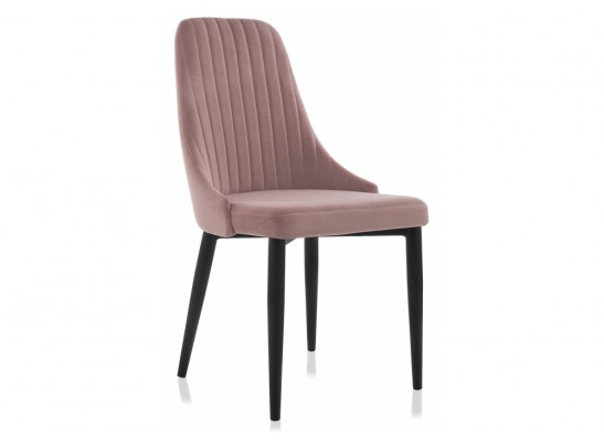 Стул на металлокаркасе Kora light purple / black в Ростове-на-Дону