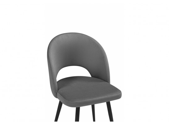 Стул на металлокаркасе Курбис темно-серый (zd 995) / черный в Ростове-на-Дону