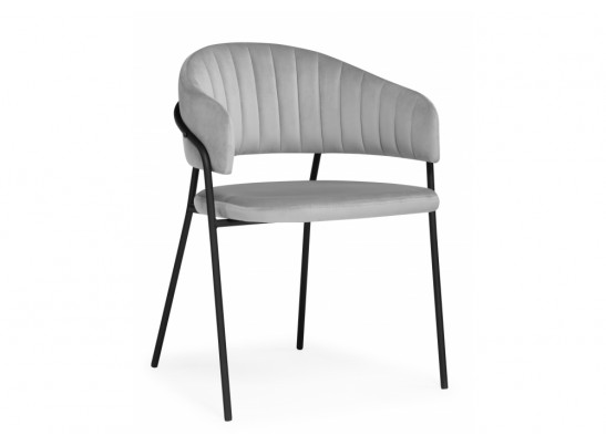 Стул на металлокаркасе Лукас светло-серый / черный в Ростове-на-Дону