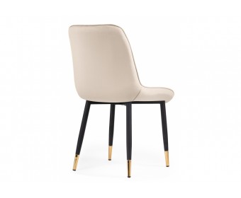 Стул на металлокаркасе Seda 1 beige / gold / black