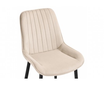 Стул на металлокаркасе Seda 1 beige / gold / black