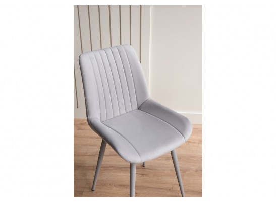 Стул на металлокаркасе Седа светло-серый (zd 960) / серый в Ростове-на-Дону