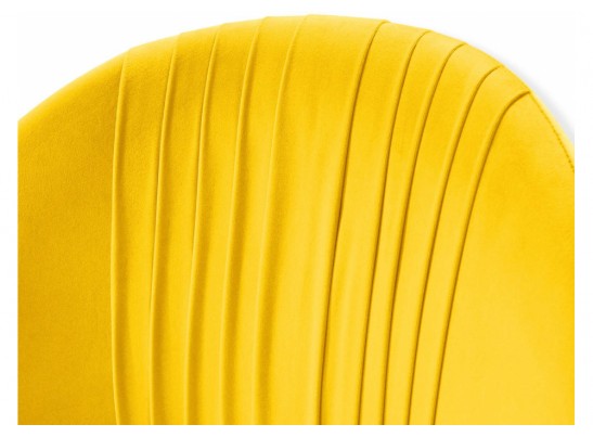 Стул на металлокаркасе SHT-ST35-1/S64 имперский жёлтый / чёрный муар в Ростове-на-Дону