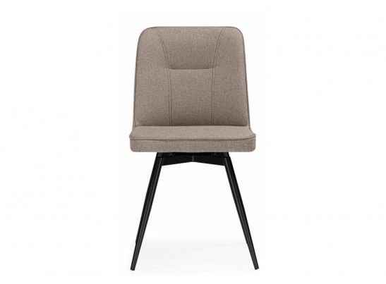 Стул на металлокаркасе Texas 3 поворотный светло-коричневый / черный в Ростове-на-Дону