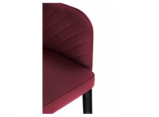 Стул на металлокаркасе Vener wine red / black в Ростове-на-Дону