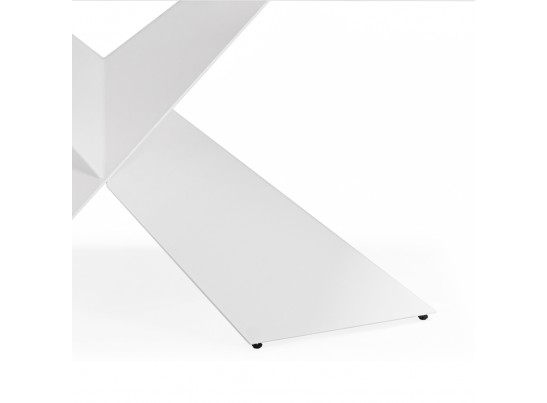 Стеклянный стол Хорсборо 140(200)х80х79 обсидиан / черный в Ростове-на-Дону