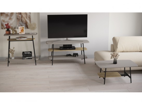 Журнальный стол Калифорния Юкон Капучино/дуб сонома в Ростове-на-Дону