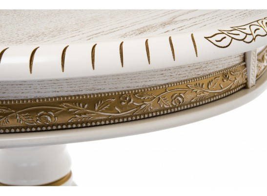 Журнальный столик Бернард молочный / золотая патина в Ростове-на-Дону