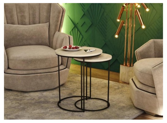 Журнальный столик SHT-CT7 дуб беленый / черный муар в Ростове-на-Дону