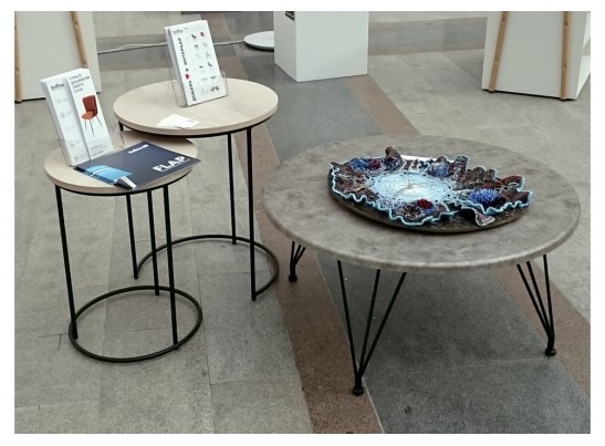 Журнальный столик SHT-CT7 дуб беленый / черный муар в Ростове-на-Дону