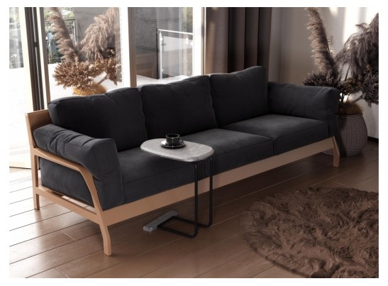 Приставной столик SHT-CT23 мокрый асфальт / черный муар в Ростове-на-Дону