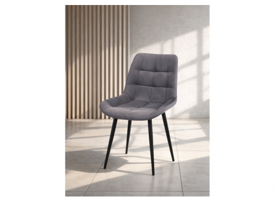 Стул на металлокаркасе Челси 360 К темно-серый (zd 995) / золотой в Ростове-на-Дону