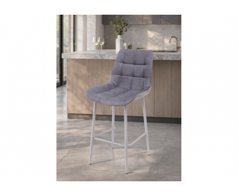 Полубарный стул Челси темно-серый (zd 995) / серый
