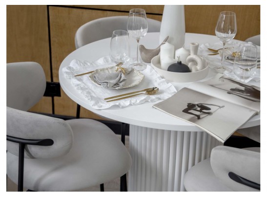 Стол Барел 100 белый / белый в Ростове-на-Дону