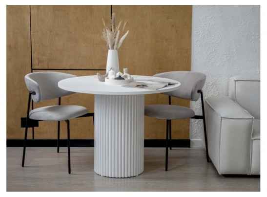 Стол Барел 100 белый / белый в Ростове-на-Дону