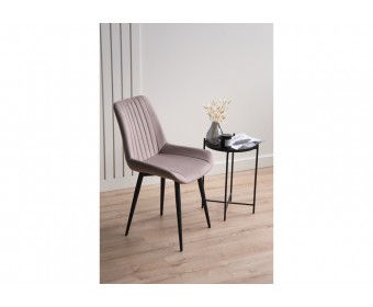 Стул на металлокаркасе Седа 360 латте (zd 290) / черный