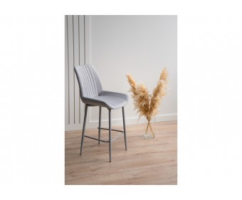 Полубарный стул Седа 360 светло-серый (zd 960) / серый