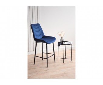 Полубарный стул Седа синий (zd 798) / черный